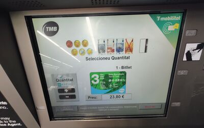 Hola Barcelona Public Transport Card