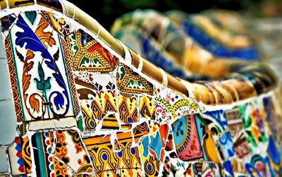 Zoom Ceramic of the Park Guell