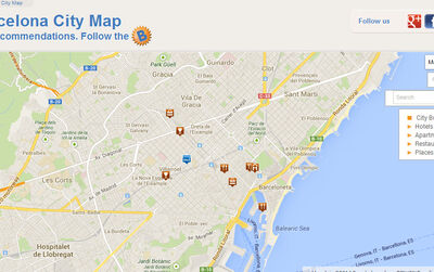 Barcelona quater maps