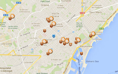 barcelona tourist zone maps
